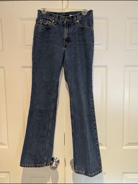 Levi's Vintage Dark Denim Blue Midrise Bootcut Jeans 90s Like NEW 24/25